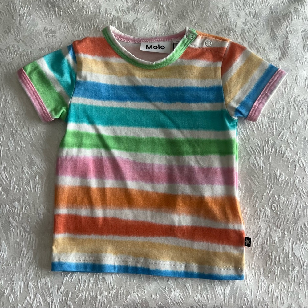 6M Organic Molo Striped T-shirt - NWT